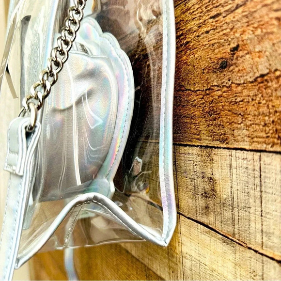 NWT Loungefly X Disney The Little Mermaid Ariel 30th Anniversary Hologram Purse - Picture 7 of 10